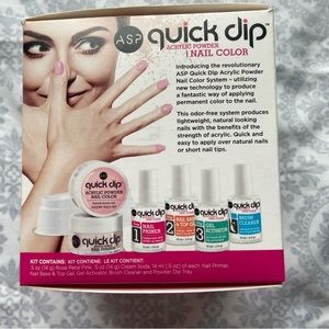 ASP Quick Dip Acrylic Powder Nail Colour Kit As Well As 2 Nailboo Colours.